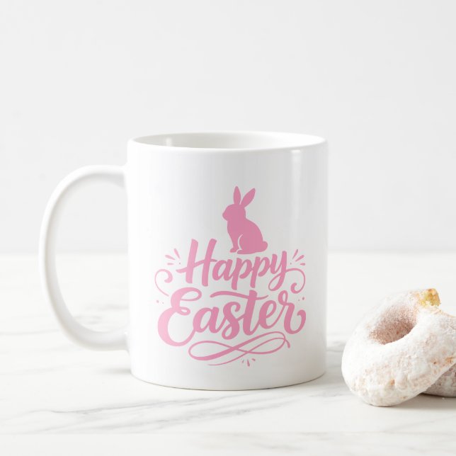 Mug Lapin de Pâques  (Avec donut)