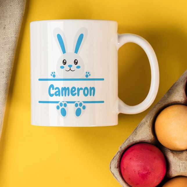 Mug Lapin de Pâques Bleu (Créateur téléchargé)