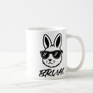 Mug Lapin de Pâques Bruh Sungles Drôle Mème Hommes Gar