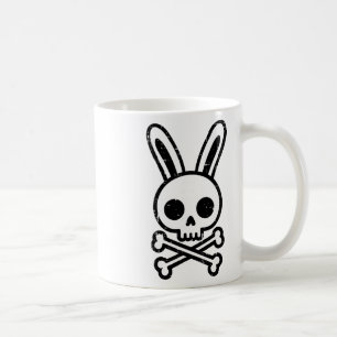 Mug Lapin de Pâques Crâne Os Croix Lapin Gothique Homm