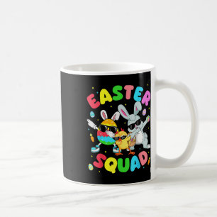 Mug Lapin de Pâques drôle Groovy Œuf Poulet Équipe de