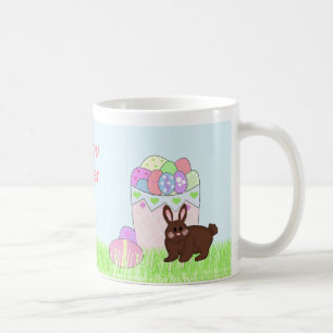 Mug Lapin de Pâques et oeufs
