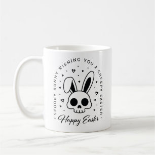 Mug Lapin de Pâques squelette gothique effrayant joyeu