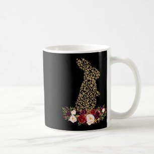 Mug Lapin Floral Léopard Guépard Impression Pâques G