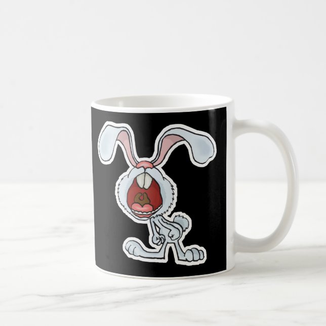 Mug lapin grognon qui hurle (Droite)