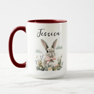 Mug Lapin mignon personnalisé Animal de lapin adorab