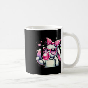 Mug Lapin Mignon Selfie Bubble Gum Esthétique Jour de