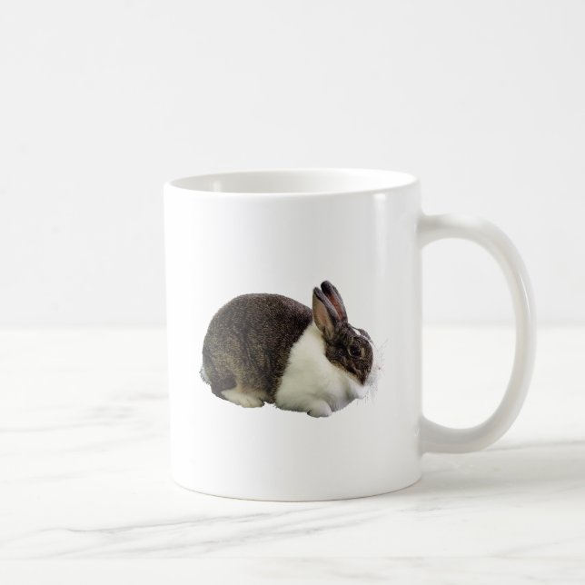 Mug Lapin néerlandais Brown et blanc (Droite)