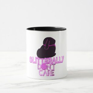 Mug Lapin pailleté s'en fiche