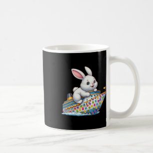 Mug Lapin Sur Bateau De Croisière Oeufs De Pâques Cost