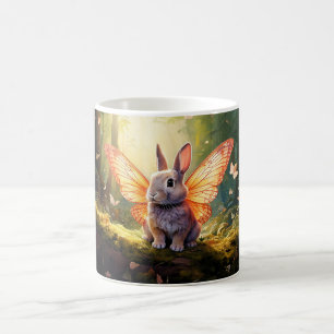 Mug Lapin Whimsical dans une forêt enchantée