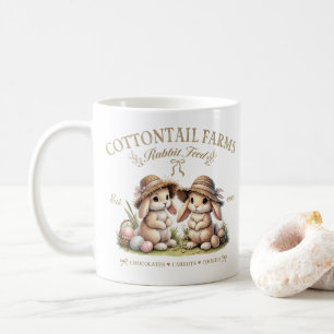 Mug Lapins de Pâques Vintage de Cottontail Farms
