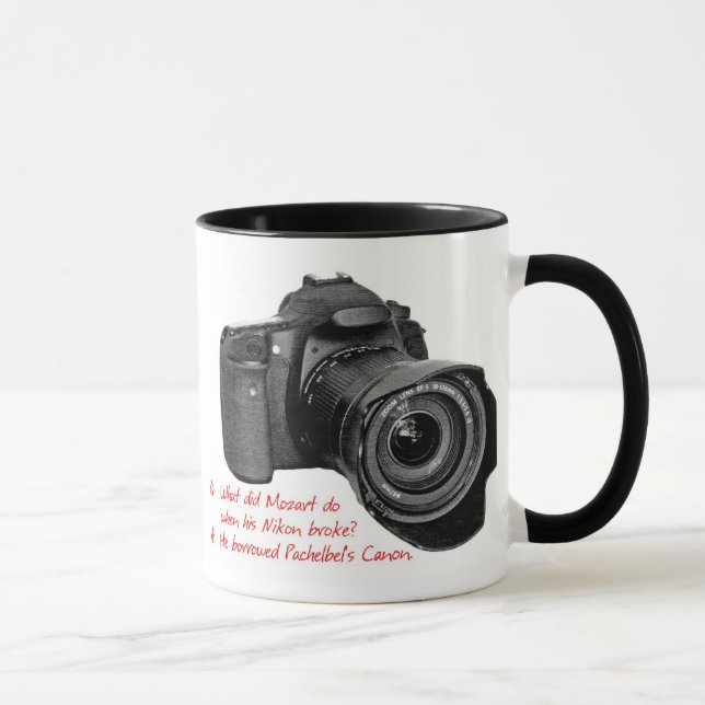 Mug L'appareil-photo de Pachelbel (Droite)