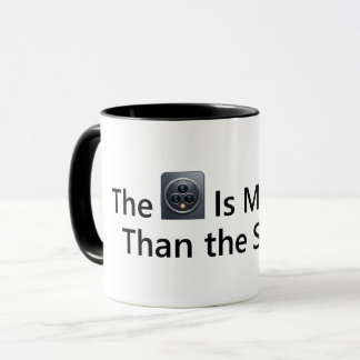 Mug L'appareil photo est plus puissant que l'épée