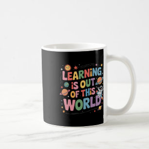 Mug L'apprentissage est hors de ce monde Système solai