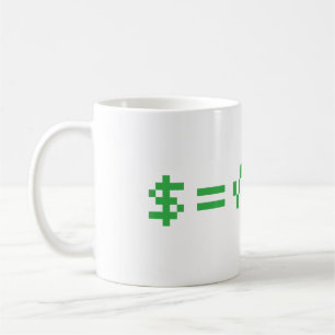Mug L'argent est la racine carrée du mal