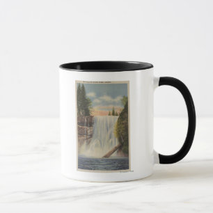 Mug L'argent tombe sur la crique argentée, vue de