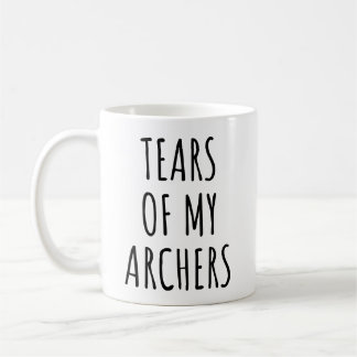 Mug Larmes de mes archers humour jeu fantastique