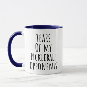 Mug Larmes De Mes Opposants Au Pickleball