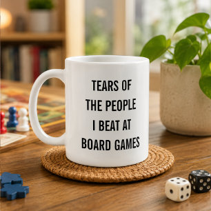 Mug Larmes des personnes que j'ai battues aux jeux de 
