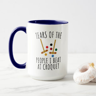 Mug Larmes Drôles des Gens que J'ai Battus au Croquet