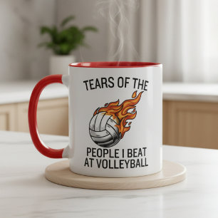Mug Larmes Drôles des Gens que J'ai Battus au Volley-b