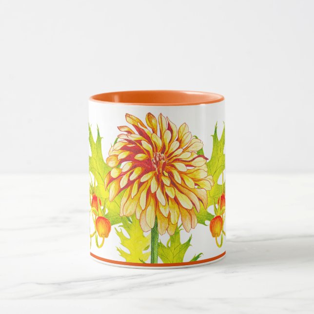Mug L'arrivée d'automne sur une cochonnerie (Centre)