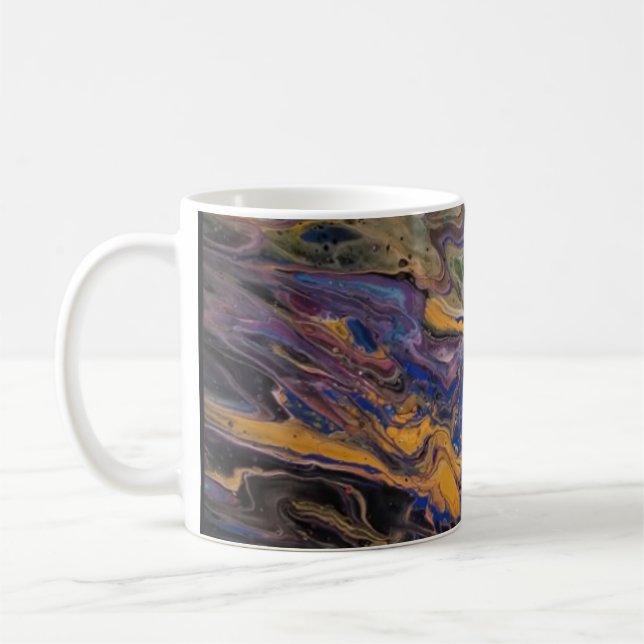 Mug L'art Abstrait de Joe - Bleu - Coupes de café (Gauche)