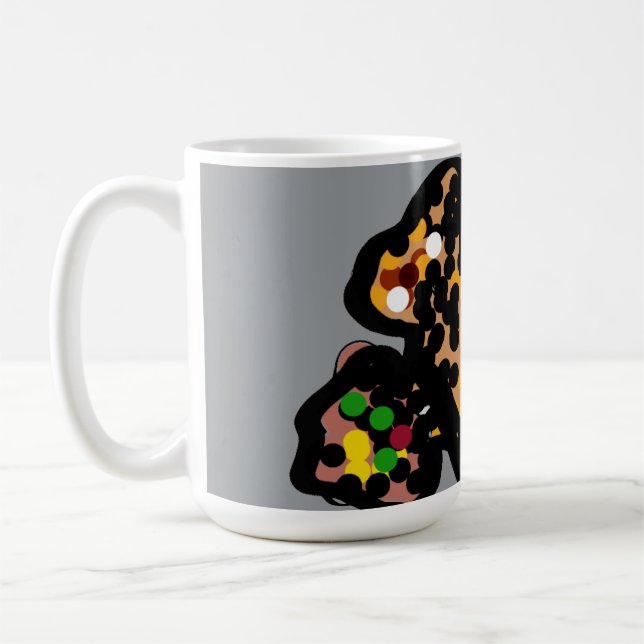 Mug L'art des points d'écureuil (Gauche)