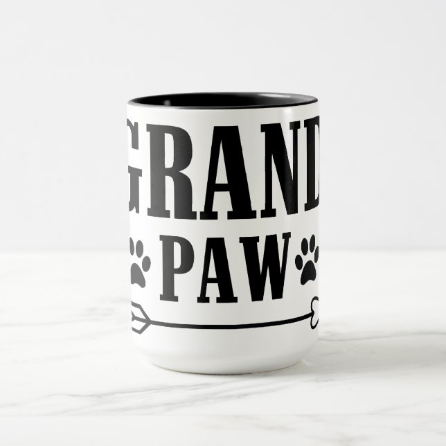 Mug L'art du chien positif | Devis motivationnel (Centre)