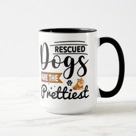 Mug L'art du chien positif | Devis motivationnel