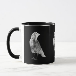 Mug L'art du corbeau Abstrait