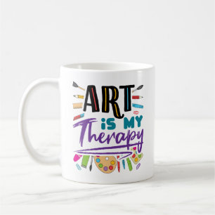 Mug L'art est mon Artiste Thérapeutique L'art Artistiq