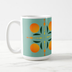 Mug L'art graphique des fruits d'agrumes