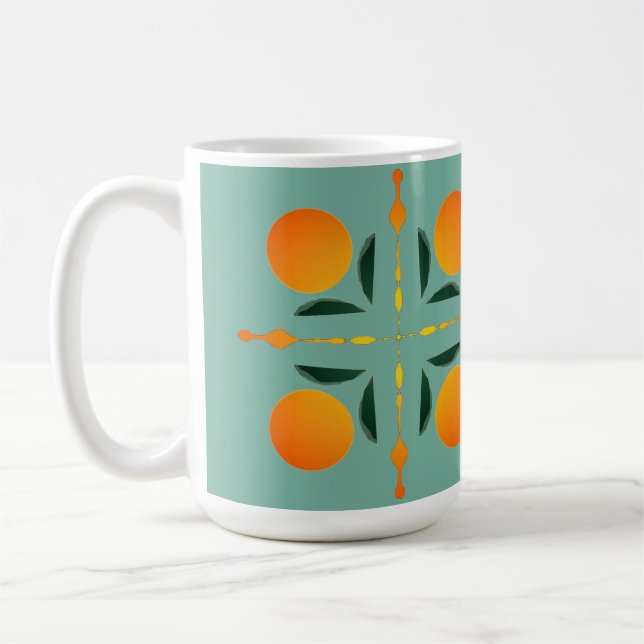 Mug L'art graphique des fruits d'agrumes (Gauche)