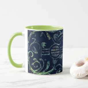 Mug L'art guitare des fleurs - Romantique