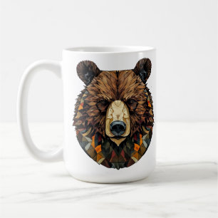 Mug L'art polygonal du visage d'un ours