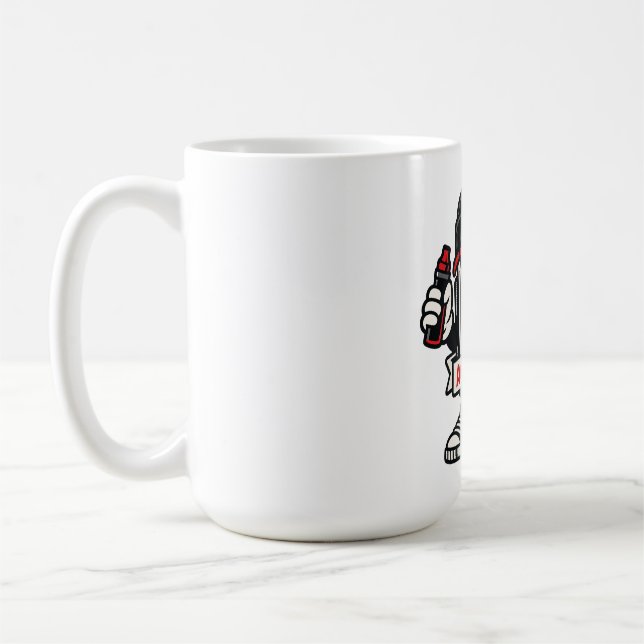 Mug L'As de la Mascotte de rue Diamonds — Édition à ro (Gauche)