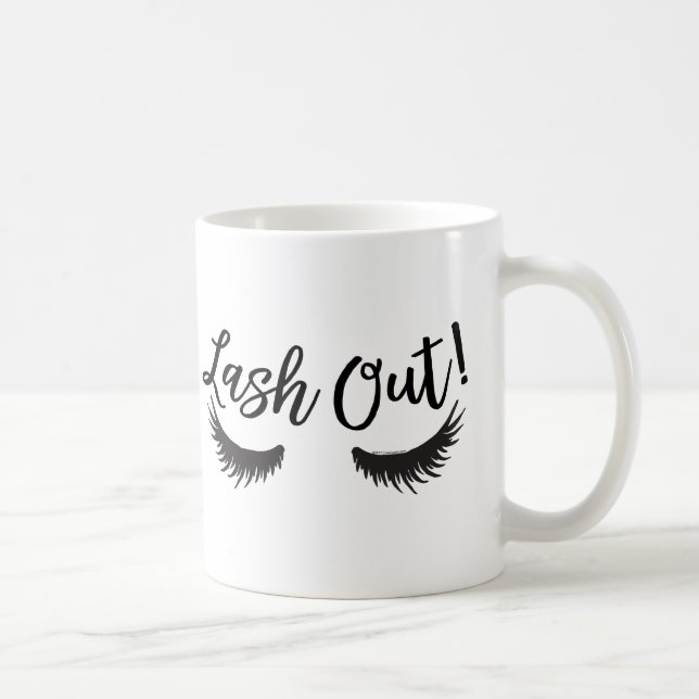 Mug Lash Out Eyelashes Lash Salon Artiste de maquillag (Droite)