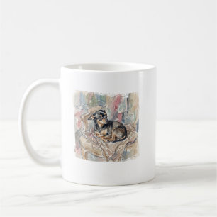 Mug L'Assassin Miniaturisé : Terrier Jouet à l'Aquarel