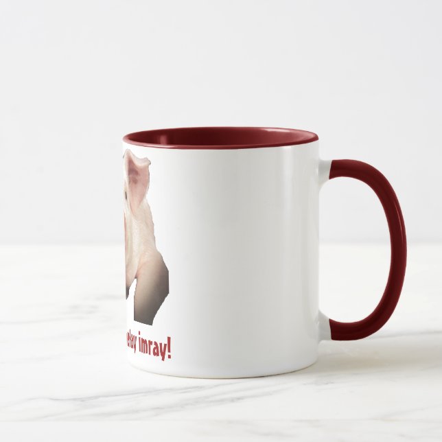 Mug Latin de tasse/porc (Droite)