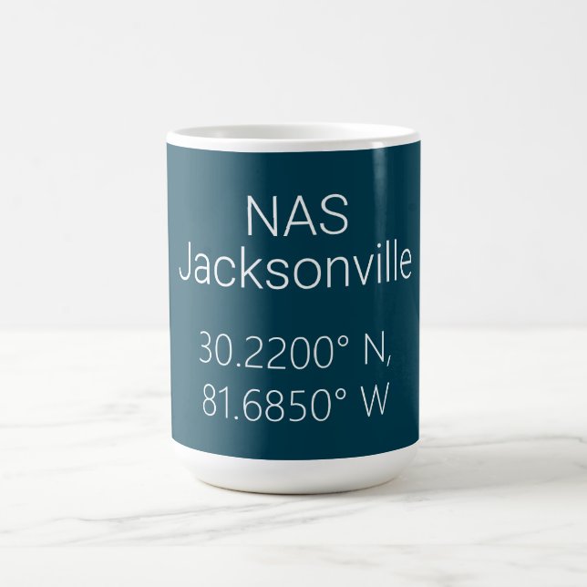 Mug Latitude Longitude NAS Jacksonville (Centre)