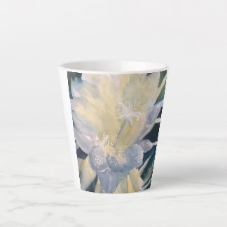 Mug latte de fleurs du désert de 12 oz