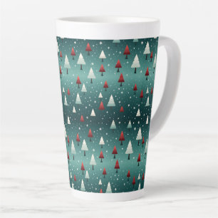 Mug latte de l'arbre de Noël