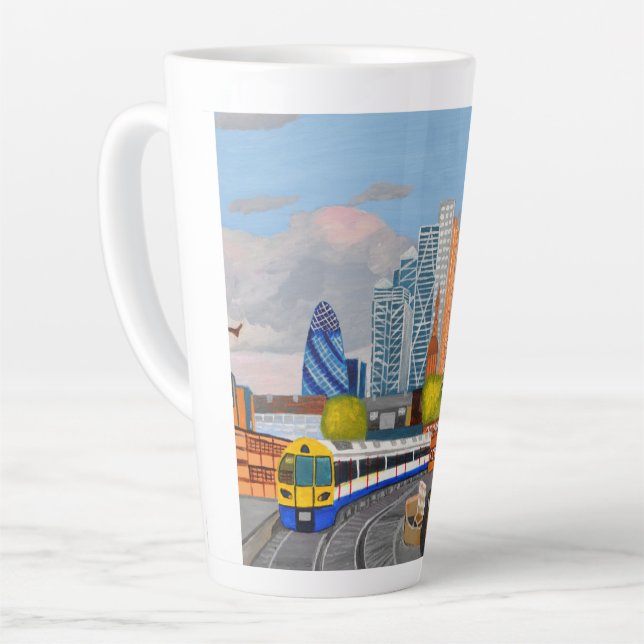 Mug latte de Londres (Angle gauche)