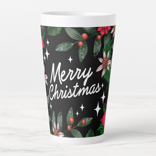 Mug latte de Noël (Devant)