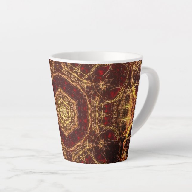 Mug latte de tapis Oriental (Angle droit)