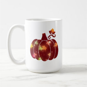 Mug Latte Mug, Citrouille d'automne