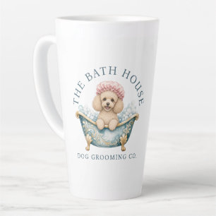 Mug Latte pour Toiletteuse de Caniches Miniatures
