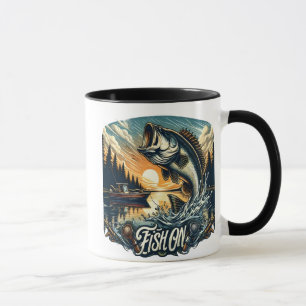 Mug L'Aube Majestic Sauter Un Basse Poisson Skyward Su